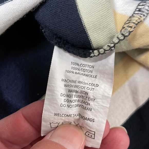 Welcome Brand 100% heavy weight striped tee - Picture 6 of 6